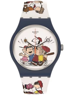 Swatch First Base Blue Watch