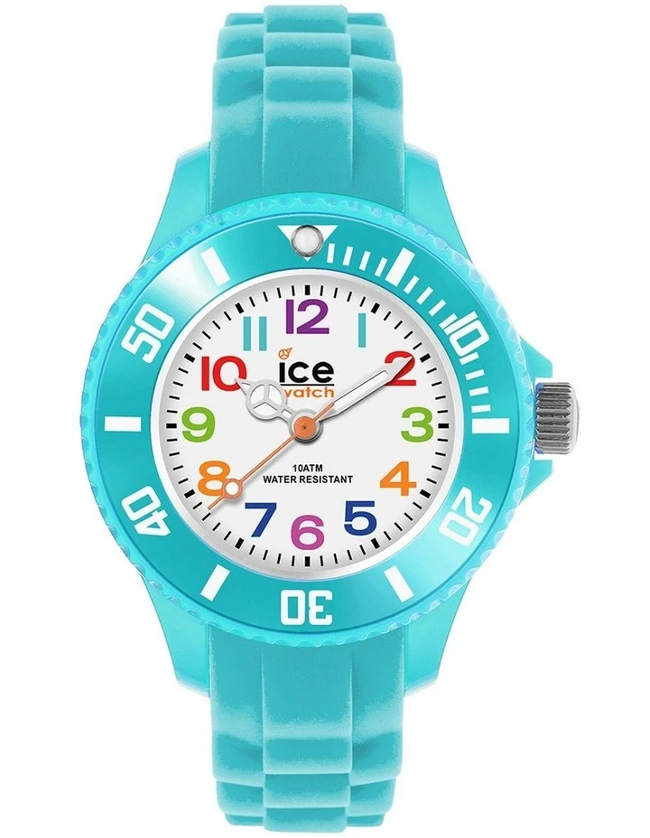 ICE-Watch Ice Mini Kids Turquoise Extra Small Blue Silicone Quartz Watch 1 ICE-Watch Ice Mini Kids Turquoise Extra Small Blue Silicone Quartz Watch