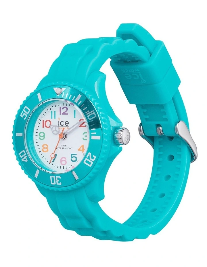 ICE-Watch Ice Mini Kids Turquoise Extra Small Blue Silicone Quartz Watch 2 ICE-Watch Ice Mini Kids Turquoise Extra Small Blue Silicone Quartz Watch - Image 2