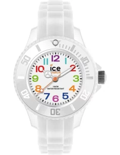 ICE-Watch Ice Mini Kids Extra Small White Silicone Quartz Watch