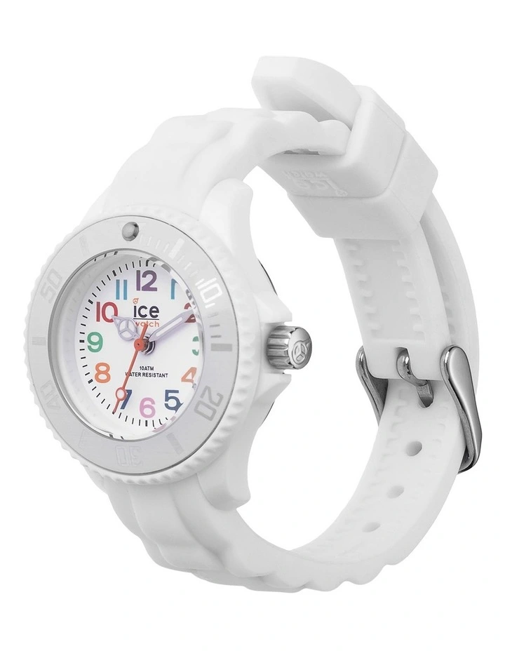 ICE-Watch Ice Mini Kids Extra Small White Silicone Quartz Watch 2 ICE-Watch Ice Mini Kids Extra Small White Silicone Quartz Watch - Image 2