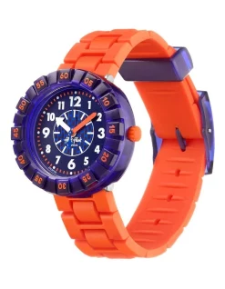 Flik Flak Orangebrick Watch