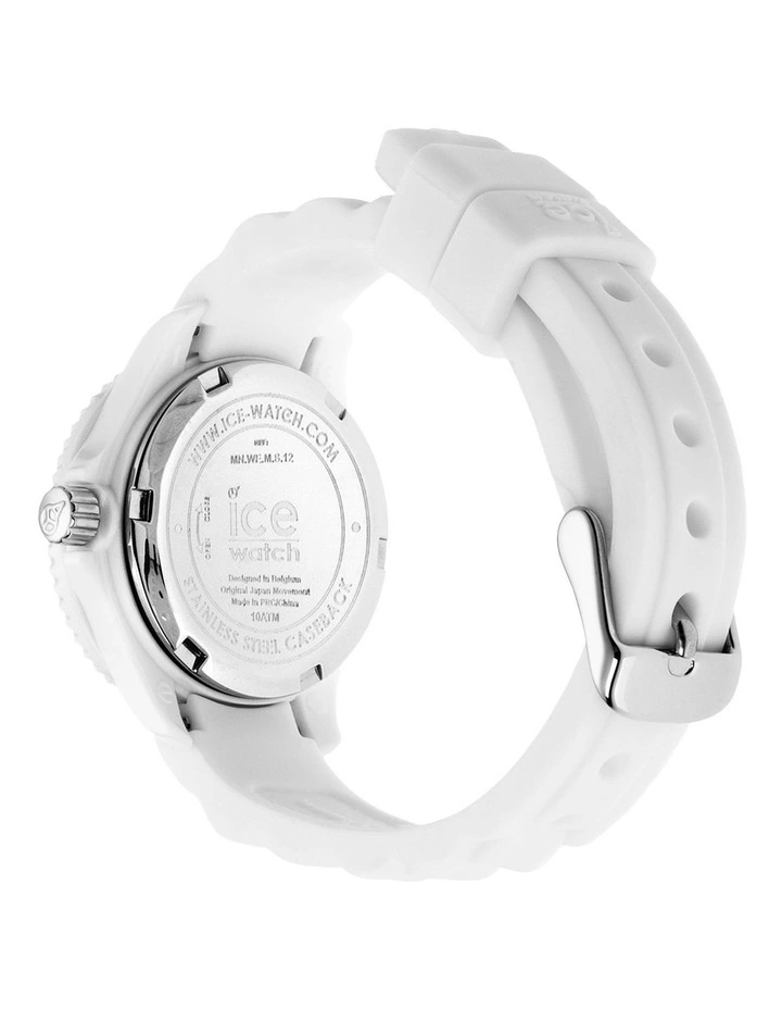 ICE-Watch Ice Mini Kids Extra Small White Silicone Quartz Watch 4 ICE-Watch Ice Mini Kids Extra Small White Silicone Quartz Watch - Image 4