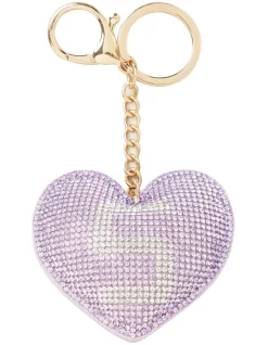 Seed Heritage Initial "S" Keyring In Pink