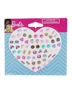 Barbie Stick On Earrings In Multi