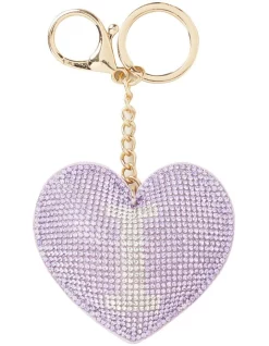 Seed Heritage Initial "I" Keyring In Orchid