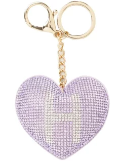 Seed Heritage Initial "H" Keyring In Orchid