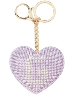 Seed Heritage Initial "G" Keyring In Orchid