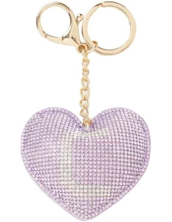 Seed Heritage Initial "C" Keyring In Orchid
