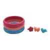 Wishes Multicoloured Glitter Bangle And Ring Set