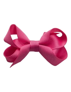Pixies Bows Small Hot Pink Hair Bow