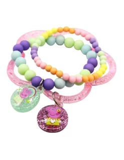Peppa Pig Rainbow Bracelet Set