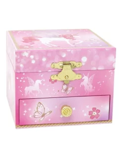 Pink Poppy Unicorn Princess Small Musical Jewellery Box In Pink -Fitbit Shop unnamed file 272