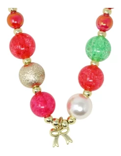 Pink Poppy Brilliant And Bright Bow Pendant Necklace With Bracelet Set In Multi -Fitbit Shop unnamed file 282