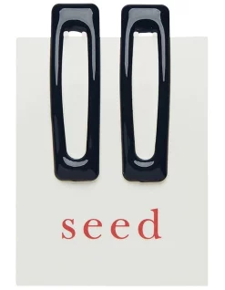 Seed Heritage Square Enamel Snap Clip