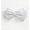 Sprout Soft Bow Headband In White