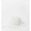 Sprout Broiderie Hat In White
