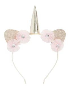 Seed Heritage Tulle Flower Unicorn Headband