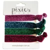 Pixies Bows Crown Jewels Glitter Multi Hair Ties