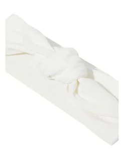 Seed Heritage Fabric Headband In White -Fitbit Shop unnamed file 363