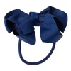 Pixies Bows Elastic With Bow School Navy