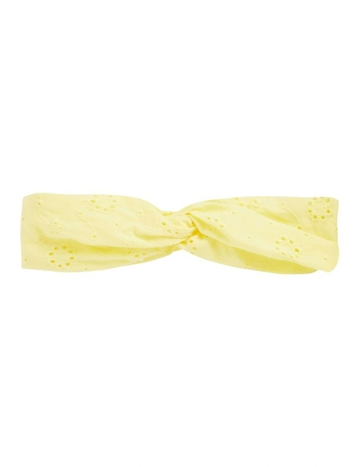Seed Heritage Broderie Twist Headband In Sunshine 1 Seed Heritage Broderie Twist Headband In Sunshine