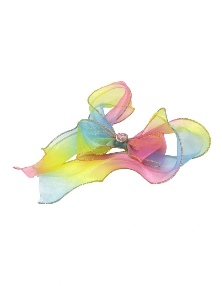 Pink Poppy Rainbow Butterfly Bow Hair Clip In Multi 5 Pink Poppy Rainbow Butterfly Bow Hair Clip In Multi - Image 5