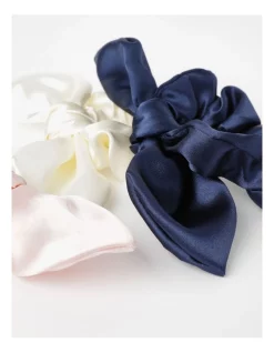 Origami Satin Hair Tie With Bow In Multi -Fitbit Shop unnamed file 395