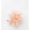 Origami Chiffon Scrunchie In Dusty Pink