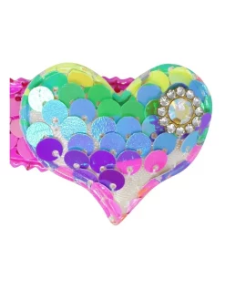 Pink Poppy Sequin Heart Shape Hair Clips In Pink -Fitbit Shop unnamed file 408