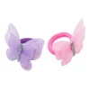 Pink Poppy Rainbow Butterfly Hair Elastics In Pink/Purple