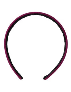 Pixies Bows Thin Headband School Maroon