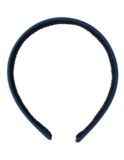 Pixies Bows Thin Headband School Navy