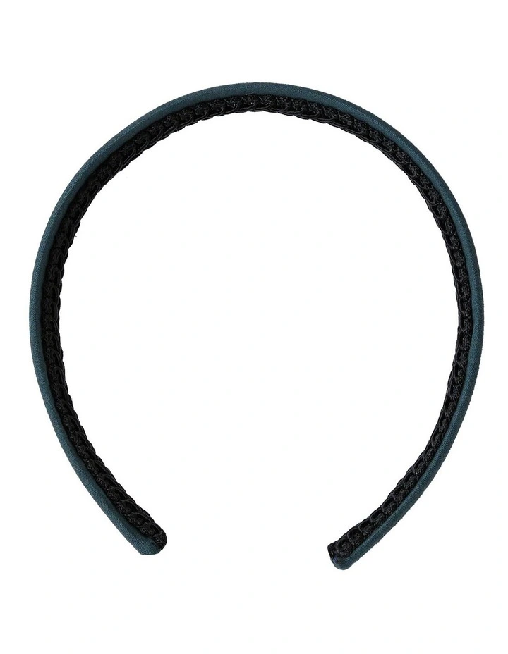 Pixies Bows Thin Headband School Green 1 Pixies Bows Thin Headband School Green