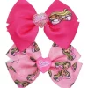 Barbie Mega Hair Bow 2 Pack In Pink