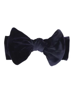 Bebe Ivy Bow Headband Navy