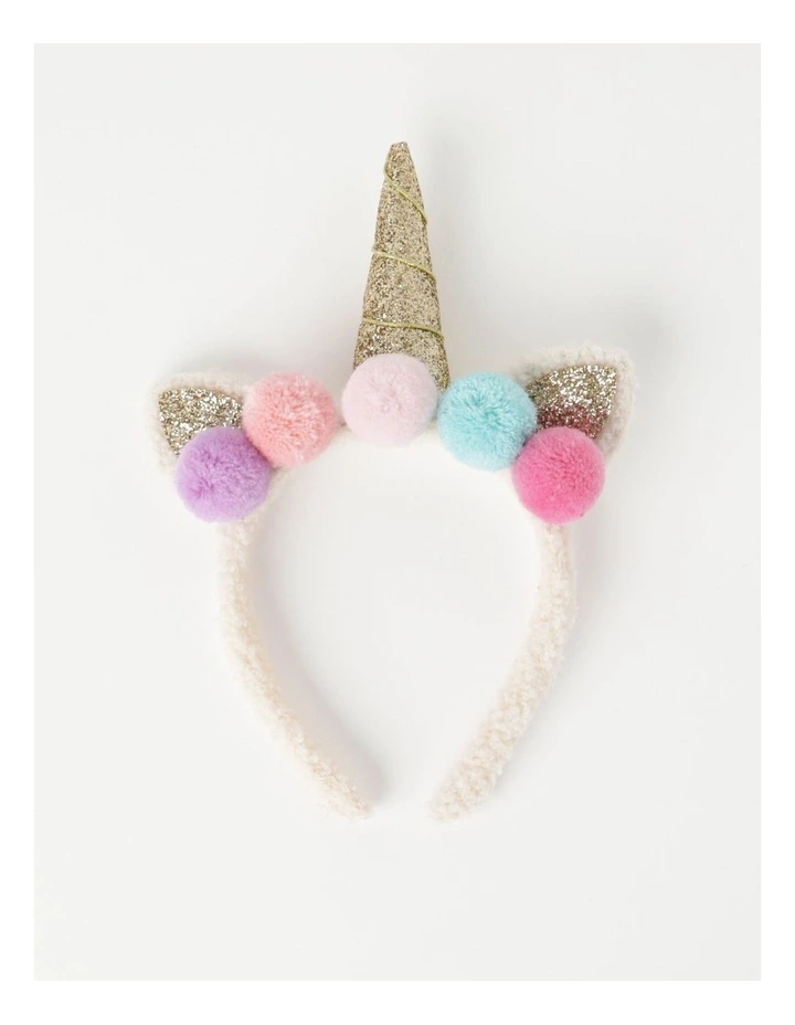 Milkshake Novelty Unicorn Headband Cream 1 Milkshake Novelty Unicorn Headband Cream