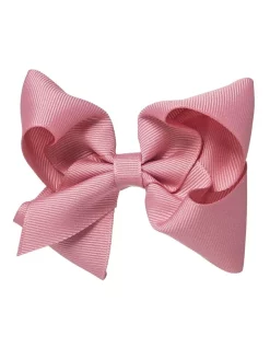 Pixies Bows Medium Pink Hair Bow