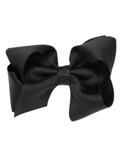 Pixies Bows Medium Black Hair Bow