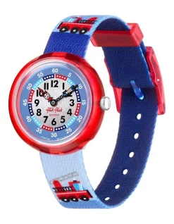 Flik Flak Firetruck Watch