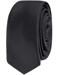 Van Heusen Youth Kids Skinny Tie Black