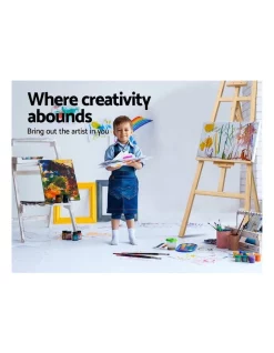 Artiss Painting Easel Stand 175cm In White Oak -Fitbit Shop unnamed file 563