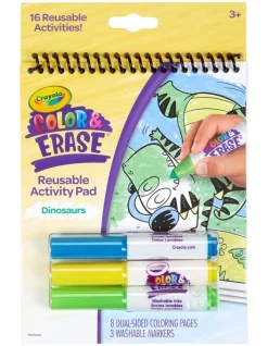 Crayola Color & Erase Reusable Activity Pad Dinosaurs