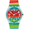 Swatch Color The Sky Multicoloured Quartz Watch
