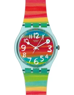 Swatch Color The Sky Multicoloured Quartz Watch