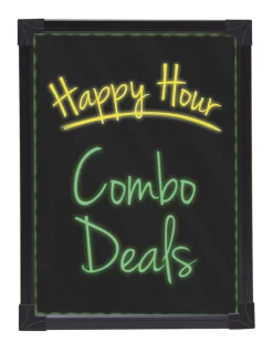 Quartet 2 Pack LED Battery Operated Writing Board 440x330mm