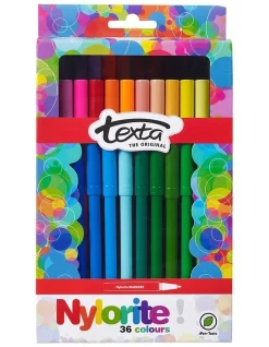 Texta 36pc Nylorite Color Marker