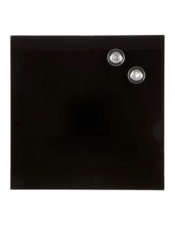 Quartet Glass Board 300x300mm Black