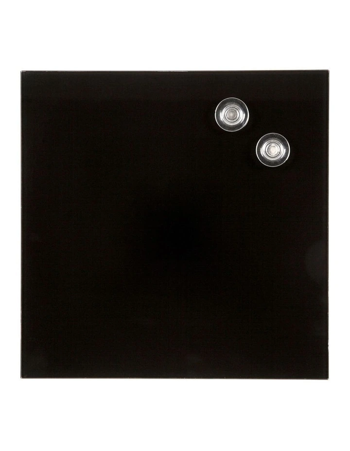 Quartet Glass Board 300x300mm Black 1 Quartet Glass Board 300x300mm Black