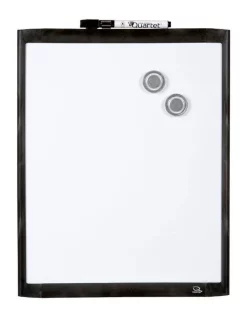 Quartet Basics Magnetic Whiteboard W/ Pen 36x28cm Black